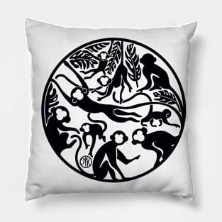 Monkey Jungle Pillow