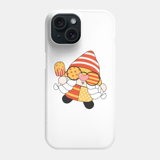 summer Retro vintage Groovy Gnome with cute funny and cheerful character that is going to have the smiles on your face. Phone Case by Janatshie