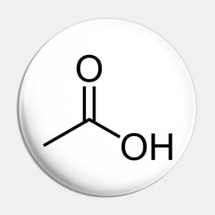 Acetic Acid Ethanoic Acid Vinegar C2H4O2 CH3COOH Pin