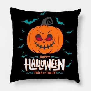 Halloween Scary Evil Pumpkin Funny Pumpkin Head Pillow