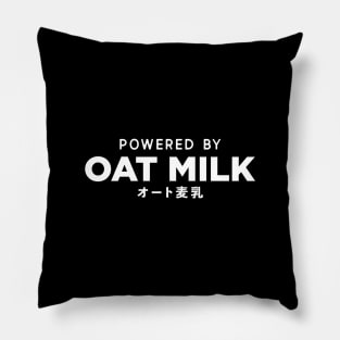 Powered By Oat Milk Pillow