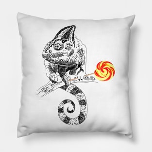 chameleon with Lollipop Pillow