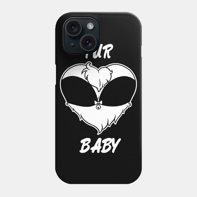 Fur Baby Tiddies Phone Case by Sheep Scribbles