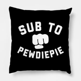 Subscribe to Pewdiepie Pillow