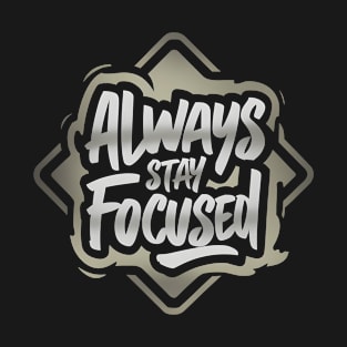 Focused Mindset: Graffiti Typography T-Shirt