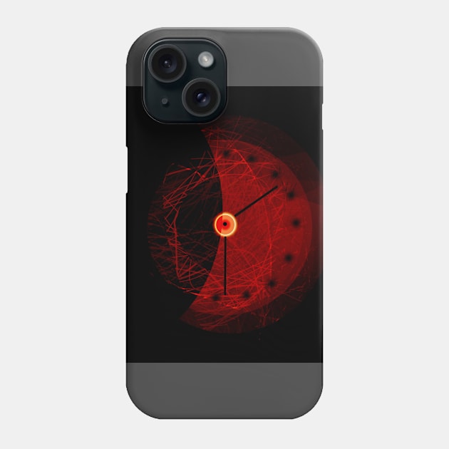 Clock in the darkness Phone Case by momomoma