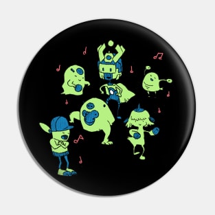 Rock n Rolliens: Party 2 Pin