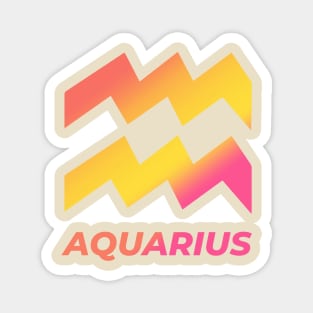 AQUARIUS ZODIAC V.2 Magnet