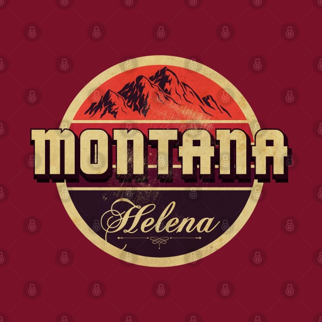 Montana State Vintage by CTShirts