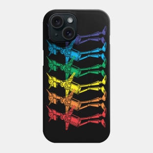 Tin Woodman Reverse Rainbow Repeat Lineup Phone Case