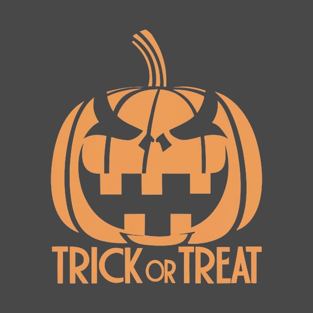 Trick or treat halloween pumpkin | Jack o lantern by Viking shop