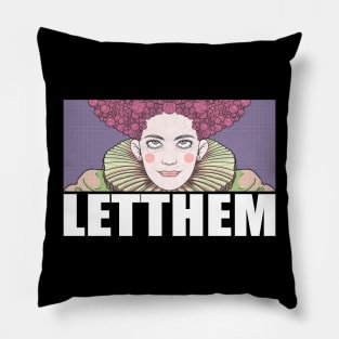 Horror Fan T-Shirt Design I Bow Down to The Queen Pillow