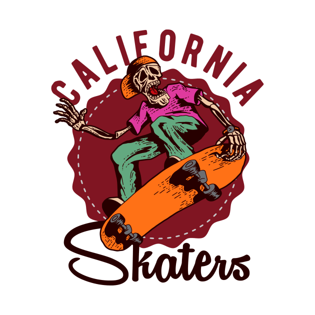 California Skater: A Skeleton Hits the Halfpipe by Wear Your Story