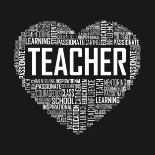 Love Teacher Heart T-Shirt