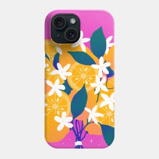 Summer perfect bright lemon bouquet Phone Case