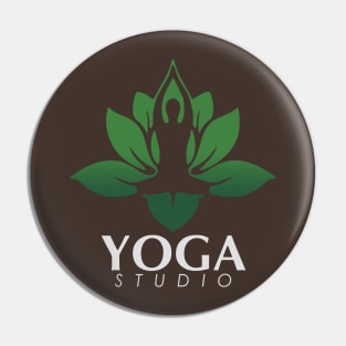 Yoga Studio Main Logo Pin