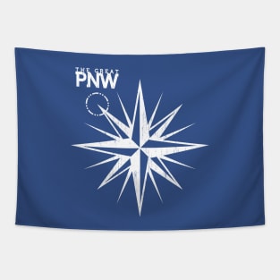 PNW Compass Tapestry