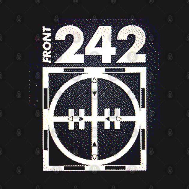 Front 242 †† Glitch 3D Logo Fanart Design by CultOfRomance