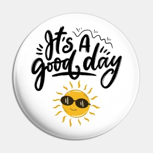 Sun Emoji - It's a Good Day Pin