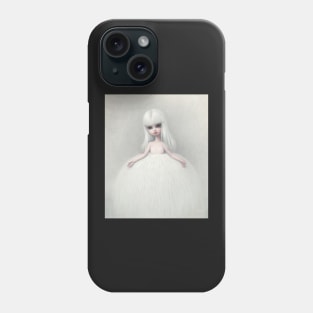 girl in a fur skirt - Mark Ryden Phone Case