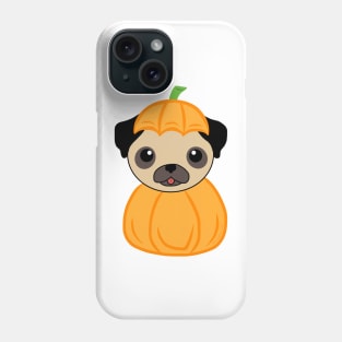 Pug In A Pumpkin Phone Case