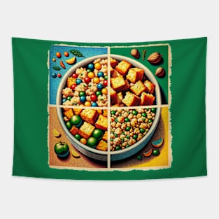 Stuffing Pop Art - Festive Meal Tapestry