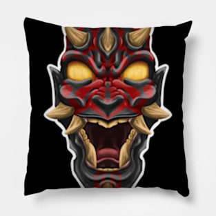 Darth maul oni mask Pillow