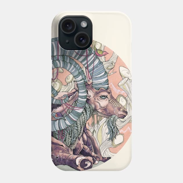 Nubian Ibex Phone Case by FarynHughes