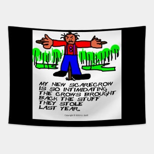 Intimidating Scarecrow Tapestry
