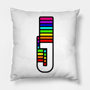 Rainbow Letter, J Pillow