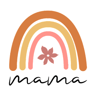 Mothers Day gift mug, Mama mug with cute rainbow, Mama rainbow coffee mug, Mothers day gift for new or expecting mom T-Shirt