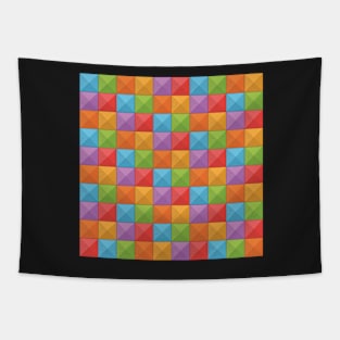 Multi Coloured Blocks Tapestry