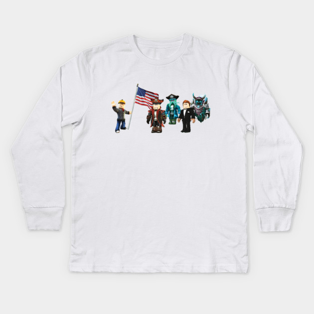 Roblox Roblox Game Roblox Characters Roblox Kids Long Sleeve T Shirt Teepublic - t shirt roblox vietnam