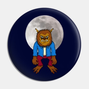 Wolf Man Pin