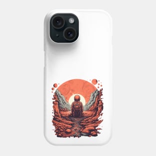 Man on mars Phone Case