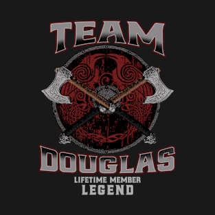 Douglas Name - Lifetime Member Legend - Viking T-Shirt