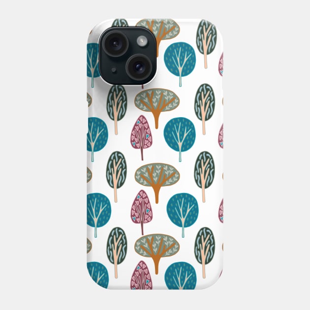 Whimsical Forest Phone Case by HLeslie Design