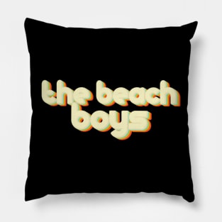 vintage color the beach boys Pillow