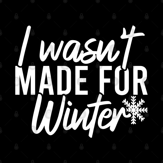 I Wasn't Made For Winter by Blonc