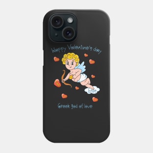 Eros-Greek god of love-Happy Valentine's day Phone Case