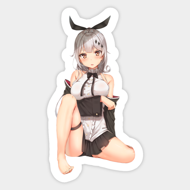 sexy anime girl sexy anime girl sticker teepublic