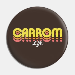Retro Carrom Life Pin