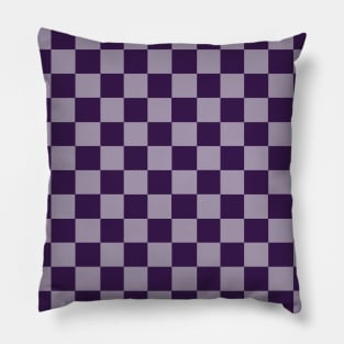 Sixteen Patch Purple Patchwork Pattern Pillow