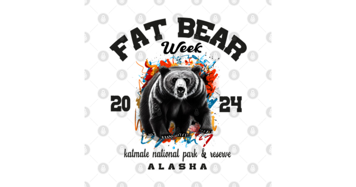 Fat Bear Week 2024 Fat Bear Week TShirt TeePublic