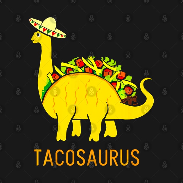 Tacosaurus Shirt Funny Taco Dinosaur by CovidStore