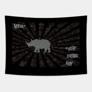 veg rhino Tapestry