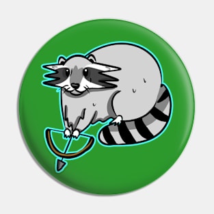 RACCOON ARCHER Pin