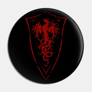 Phoenix Shield Logo Pin