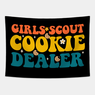 Girls Cookie Dealer Scout For Cookie scouting lover Women Tapestry