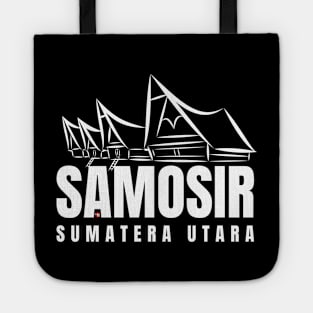 Rumah Adat Samosir - White Tote